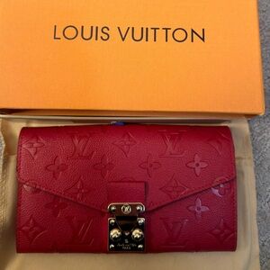 Louis Vuitton Red Monogram Clutch